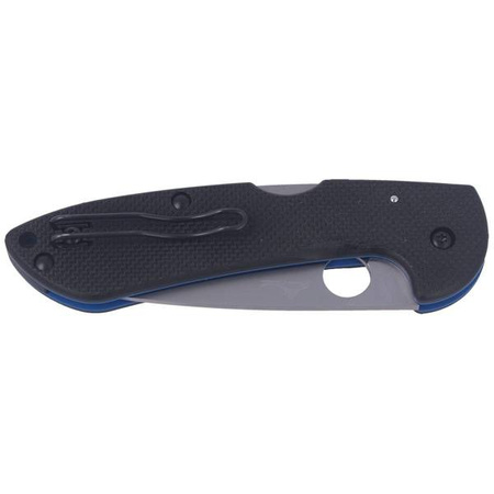 Spyderco Siren G-10 Black Plain Folding Knife (C247GP)