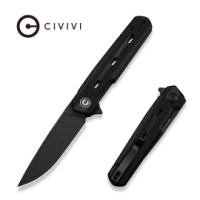 Civivi Navo Black G10, Black Stonewashed Nitro-V Folding Knife by Ostap Hel (C25015A-1)