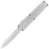 Mikov Raptor Silver Aluminum, Satin D2 Automatic Knife (V2411048)