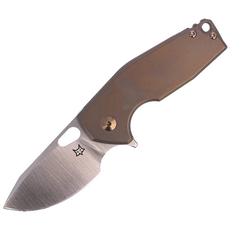 FOX Suru LE Bronze Anodized Titanium Folding Knife by Jesper Voxnæs (FX-526LE BR)