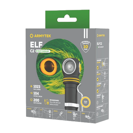 Armytek Elf C2 USB-C Warm 4-in-1 Flashlight