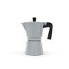 Leopold Vienna - Moshi 6 cups Italian coffee machine - grey