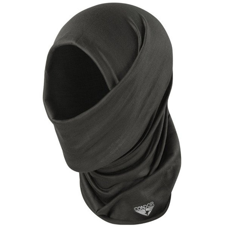 Condor Multi-Wrap Scarf Stack - Black - 212-002