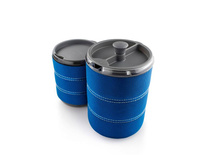 GSI Personal JavaPress 592 ml Travel French Press with Mug - Blue