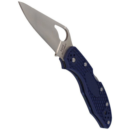Spyderco Byrd Meadowlark 2 FRN Blue Plain Folding Knife - BY04PBL2
