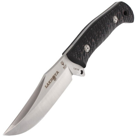 Muela Full Tang Micarta Black 125mm Hunting Knife (LAKHOTA-12M)