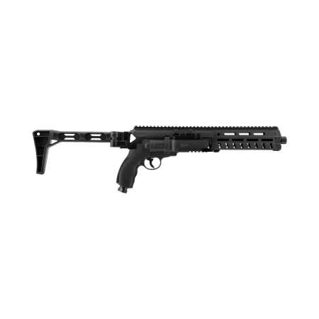 RAM Umarex T4E TR 50 HDR 50 Gen 2 caliber rubber bullet revolver set. .50 CO2 12 g + HDR 50 carbine conversion, TR 50 T4E