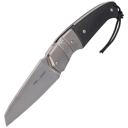 Viper Novis Carbon Fiber / Ti Bolster Folding Knife, Satin by Silvestrelli (V5974FC)