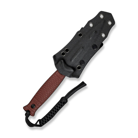 Civivi Perfrico Burgundy G10, Black / Gray Striped 14C28N knife (C23026-3)