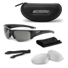 ESS - Crowbar Silver Logo Kit Tactical Eyewear - Clear / Smoke Gray - EE9019-02