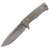 LionSteel Tactical Green Canvas Micarta / Satin Blade knife (T5 CVG)