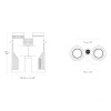 Hawke Frontier HD X 10x42 gray binoculars