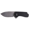 CIVIVI Elementum Flipper knife Twill Carbon Fiber / Black G10, Damascus (C907DS)