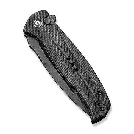 Civivi Incindie Black G10 Folding Knife, Black Stonewashed (C23053-1)