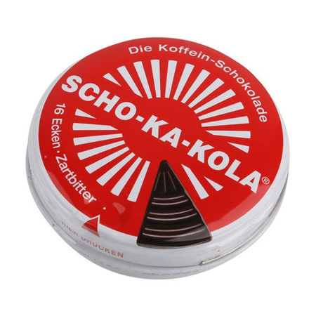 Scho-Ka-Kola bitter chocolate with caffeine