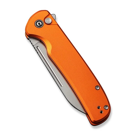 Civivi Chevalier II Folding Knife Orange Aluminum, Satin 14C28N (C20022B-2)
