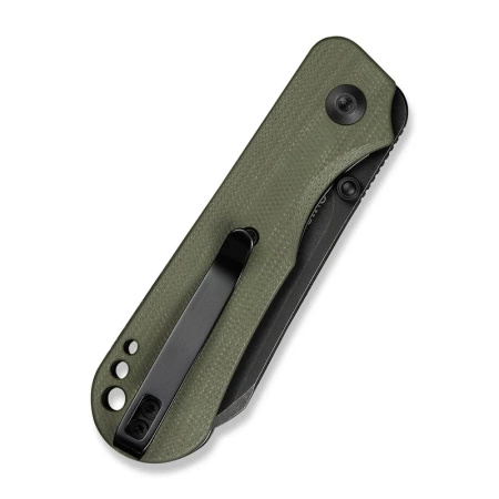 Civivi Crabby OD Green G10 Folding Knife, Black Stonewashed 14C28N by Ken Onion Jr. (C24055-1)