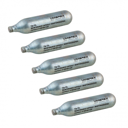 Umarex - CO2 capsule cartridge 5 pcs. 12 g preservative-cleaning