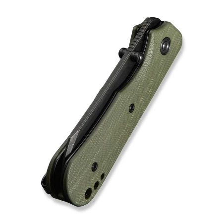 Civivi Crabby OD Green G10 Folding Knife, Black Stonewashed 14C28N by Ken Onion Jr. (C24055-1)