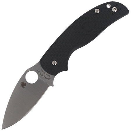 Spyderco Sage 5 Lightweight Plain Folding Knife (C123PBK)