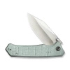 Civivi Tacticorix Gray Shredded G10 Folding Knife, Satin Nitro-V (C23055-3)