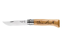 Opinel 8 Inox Animalia knife - Hares