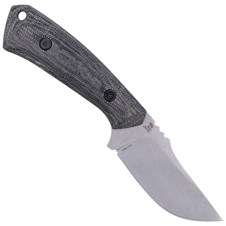 Böker Plus - Spark Black Micarta knife, Stonewash by Kornel Kiss - (02BO010)