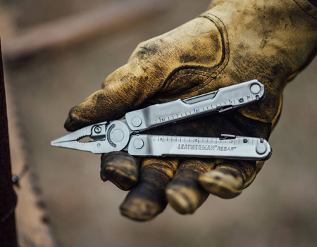 Leatherman Rebar Silver multitool (831557) - 17 tools