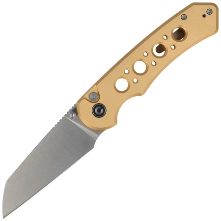 Civivi Pragma Prime Champagne Aluminum Folding Knife, Satin 14C28N (C24067-3)