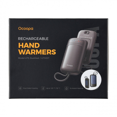 Ocoopa - UT5 DuoHeat electronic hand warmer black and blue