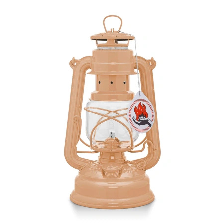 Oil lamp - Feuerhand Hurricane Lantern 276 - Soft peach