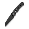 Civivi Pragma Prime Black Aluminum, Black Stonewashed 14C28N Folding Knife (C24067-1)
