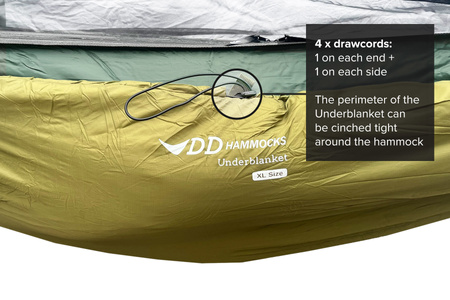 Hammock Underblanket XL - DD Hammock Underblanket XL - Olive green
