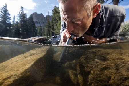 LifeStraw Peak Series Personal Water Filter - Dark Gray