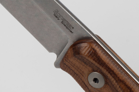 LionSteel Bushcraft Santos Wood / Stone Washed knife (B41 ST)