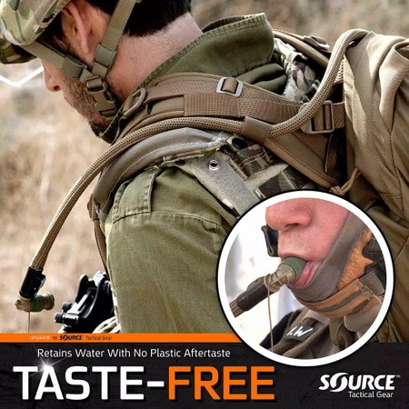 Source - Tactical 3L Hydration Backpack - Black