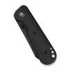 Civivi Crabby Black Canvas Micarta Folding Knife, Black Stonewashed 14C28N by Ken Onion Jr. (C24055-3)