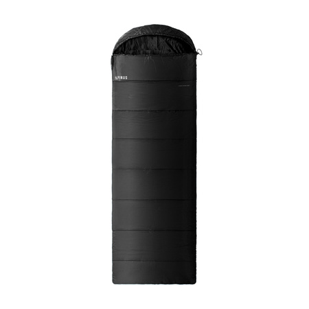 Alpinus - Warm 1500 left-handed sleeping bag - black