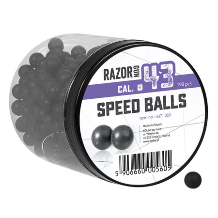 RazorGun - Rubber bullets cal. .43 / 190 pcs. for Umarex M&P9c TPM1 PPQ