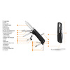 Ruike LD41-B multifunction pocket knife, black