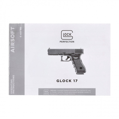 Glock - Replica ASG pistol Glock 17 6 mm green gas 23 cartridges