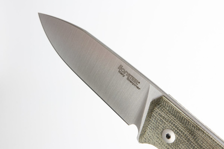 LionSteel Bushcraft Green Canvas / Satin Blade knife (B35 CVG)