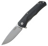 LionSteel T folding knife.R.E. G10 Black / Stone Washed Blade (TRE GBK)