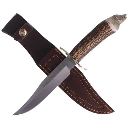 Muela Remate Deer Stag 160mm Hunting Knife (WILDBOAR-16A)