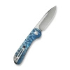 Civivi Elementum SJ Blue/Black/White Resin Folding Knife, Satin 14C28N (C18062AJ-4)