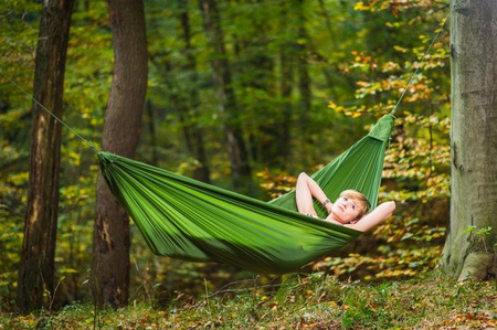 Lesovik DUCH Treetop Green hammock