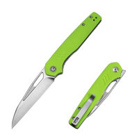 Civivi Guile Fluorescent Green G10 Folding Knife, Satin 14C28N by Shawn Ashmore (C24062B-2)
