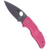 Spyderco Native 5 FRN Pink Plain Folding Knife (C41PPN5)