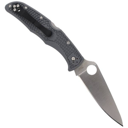 Spyderco Endura 4 FRN Gray Flat Ground Plain Folding Knife (C10FPGY)