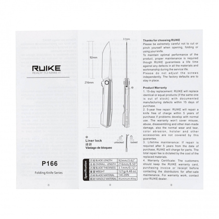 Ruike P166-AK folding knife